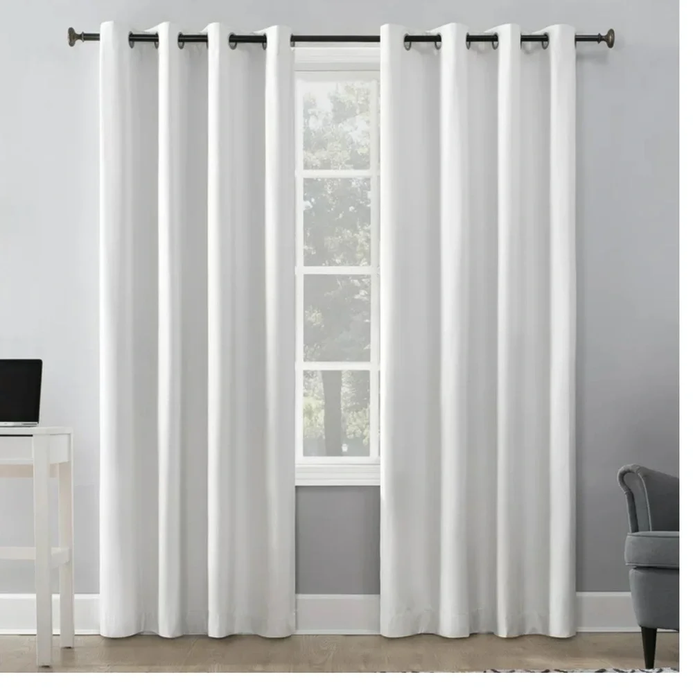 Sun Zero Duran Thermal Insulated 100% Blackout Grommet Curtain 1- Panel, 50